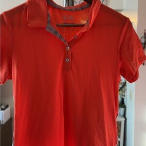 Adidas Orange Polo Shirt